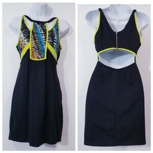 Urban Outfitters Sparkle & Fade Cut Out Mini Dress